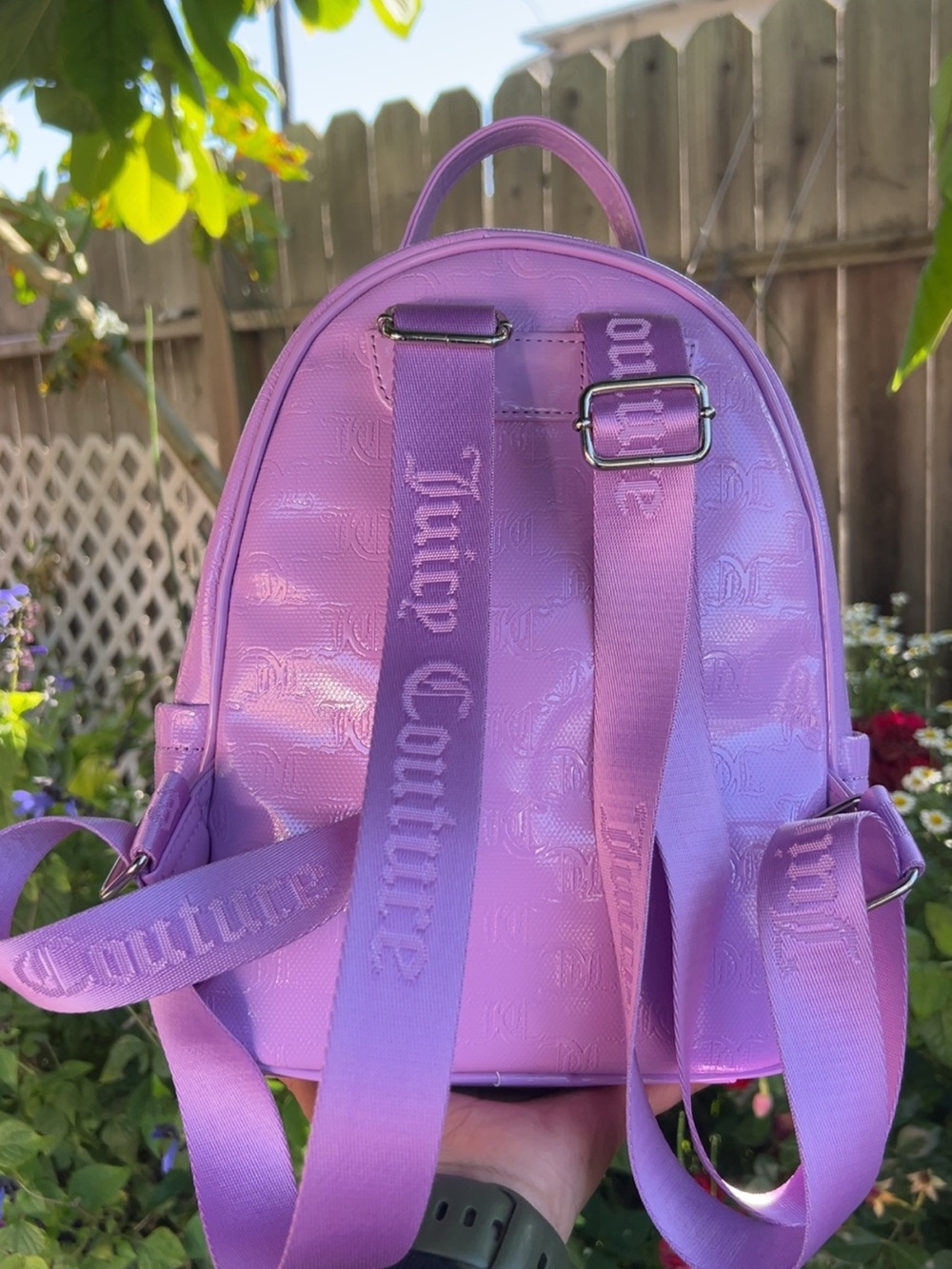 Juicy Couture Lavender Patent Mini Backpack - Picture 5 of 6